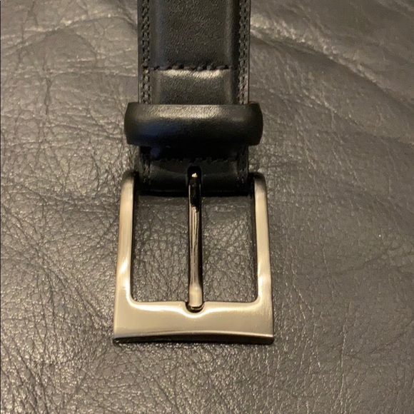 Perry Ellis Black leather dress belt - NWOT - Picture 4 of 5